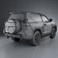Toyota Land Cruiser Prado 3-door 2011 3d model