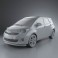 Toyota Ractis (Verso S) 2012 3d model