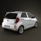 Kia Picanto 2012 with HQ Interior 3d model