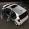 Kia Picanto 2012 with HQ Interior 3d model