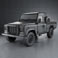 Land Rover Defender 110 High Capacity Pickup 2011 3d model