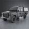 Land Rover Defender 130 High Capacity Double Cab PickUp 3d model