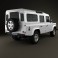 Land Rover Defender 110 Station Wagon 2011 3d model