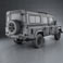 Land Rover Defender 110 Station Wagon 2011 3d model