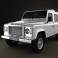 Land Rover Defender 110 Station Wagon 2011 3d model