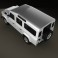 Land Rover Defender 110 Station Wagon 2011 3d model
