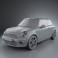 Mini Cooper convertible 2011 3d model