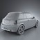 Mini Cooper convertible 2011 3d model