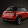 Mini John Cooper Works Convertible 2011 3d model