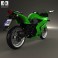 Kawasaki Ninja 250R 3d model