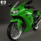 Kawasaki Ninja 250R 3d model