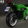 Kawasaki Ninja 250R 3d model