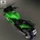 Kawasaki Ninja 250R 3d model