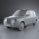 LTI TX4 London Taxi 3d model