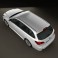 Subaru Legacy tourer 2010 3d model
