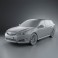 Subaru Legacy tourer 2010 3d model