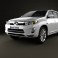 Toyota Highlander (Kluger) Hybrid 2011 3d model