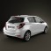 Toyota Yaris (Vitz) 5door 2012 3d model