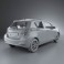 Toyota Yaris (Vitz) 5door 2012 3d model