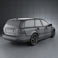 Volvo V50 2011 3d model