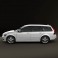 Volvo V50 2011 3d model