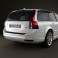 Volvo V50 2011 3d model