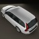 Volvo V50 2011 3d model