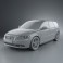 Volvo V50 2011 3d model