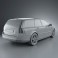 Volvo V50 2011 3d model
