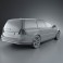 Volvo V70 2011 3d model