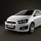 Chevrolet Aveo 5 door 2011 3d model