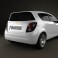 Chevrolet Aveo 5 door 2011 3d model