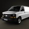 Chevrolet Express PanelVan 2003 3d model