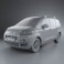 Citroen C3 Picasso 2009 3d model