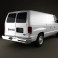 Ford E-series Van 2011 3d model