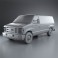 Ford E-series Van 2011 3d model