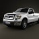 Ford F-150 XLT Regular Cab 8-foot Box 2011 3d model