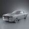 Ford Mustang Shelby GT500 Eleanor 1967 3d model