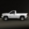 GMC Sierra Regular Cab Standard Box 2011 3d model