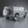 Hummer H2 2009 3d model