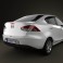Mazda 2 Sedan 2011 3d model