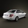 Mercedes-Benz C-class sedan 2012 3d model