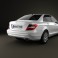 Mercedes-Benz C-class sedan 2012 3d model
