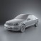 Mercedes-Benz C-class sedan 2012 3d model