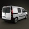 Renault Kangoo Van 2 Side Doors Glazed 2011 3d model