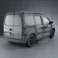 Renault Kangoo Van 2 Side Doors 2011 3d model