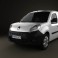 Renault Kangoo Van 2 Side Doors 2011 3d model