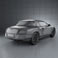 Bentley Continental GT Convertible 2012 3d model