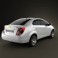 Chevrolet Aveo sedan 2011 3d model
