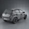 Fiat Palio 2012 3d model